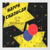 ハヌッカゲームのウインドウロック ウィンドウサイン (シート)