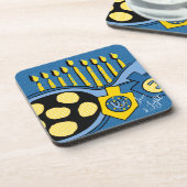 ハヌッカコースターズポテトラトケ コースター (左側)