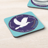 ハヌッカコースターパーソナライズドブ照明キャンドル コースター (左側)