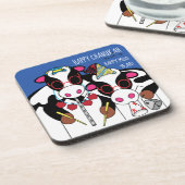 ハヌッカコースターモーズHappy Year コースター (左側)