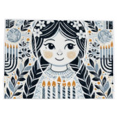 ハヌッカサマお祝い抱き枕:アンラップ ラージペーパーバッグ (裏面)