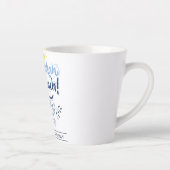 ハヌッカサマート |シンプルハヌカエレガントファミリー カフェラテマグ (右)