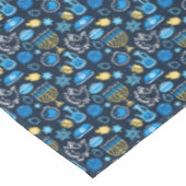 ハヌッカシンボルブルーパターン テーブルクロス (アングル)