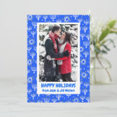 ハヌッカスターズメノラカスタムズPHOTOホリデーカード カード (スタンド正面)