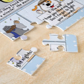 ハヌッカストーリーパズル11 x 14オーバーサイズピース ジグソーパズル (側面)