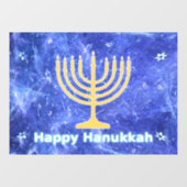 ハヌッカスノーストーム(ユダヤ教)メノラー ウィンドウサイン (シート)