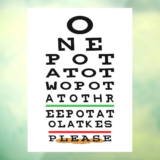 ハヌッカスリーポテトラトークウィンドウにしがみつく ウィンドウサイン (シート3)