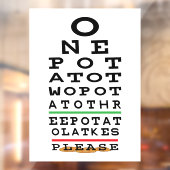 ハヌッカスリーポテトラトークウィンドウにしがみつく ウィンドウサイン (シート2)