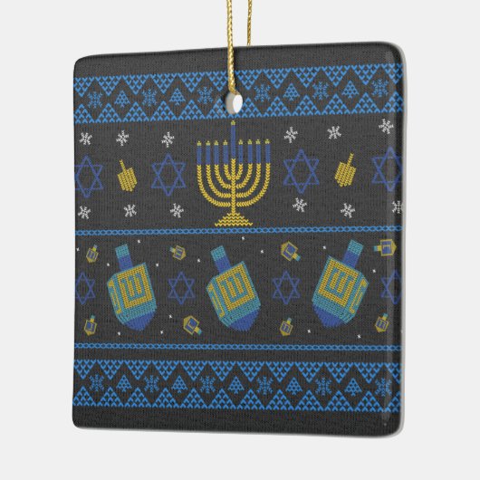 ハヌッカセラミックオーナメント セラミックオーナメント (左)