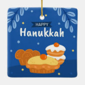 ハヌッカセラミックオーナメント セラミックオーナメント (裏面)