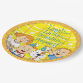 ハヌッカゼエヴィアンドフレンズ ペーパープレート (アングル)