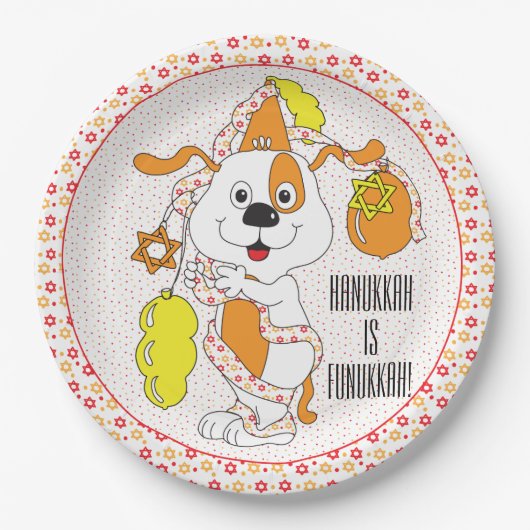 ハヌッカゼエヴィエパーティー ペーパープレート (正面)