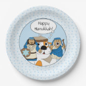 ハヌッカゼエヴィーとマカベス ペーパープレート (正面)