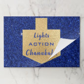 ハヌッカティアウェイランチョンマットパッドゴールデンドレディデル ペーパーパッド (折り畳み)