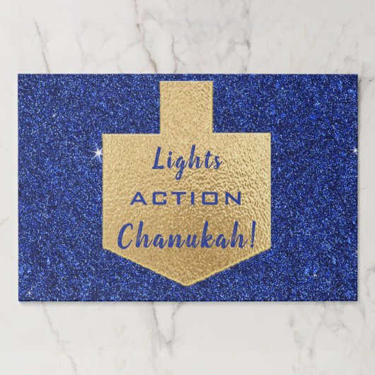 ハヌッカティアウェイランチョンマットパッドゴールデンドレディデル ペーパーパッド (正面)