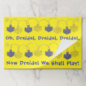 ハヌッカティアウェイランチョンマットパッド/オ遊ドレイデル/イェル ペーパーパッド (折り畳み)