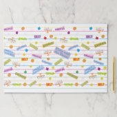 ハヌッカティアウェイランチョンマットパッド/「ハヌッカフパーティー」 ペーパーパッド (インサイチュ)