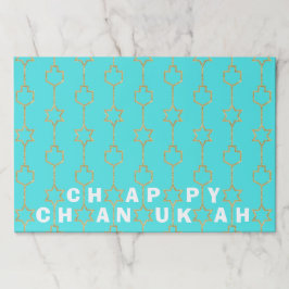 ハヌッカティアウェイランチョンマットパッド/「金ゴールドチャーム」 ペーパーパッド