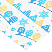 ハヌッカテーブルランニングデザインズ – ユダヤ教の休日 ショートテーブルランナー (コーナー)