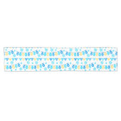 ハヌッカテーブルランニングデザインズ – ユダヤ教の休日 ショートテーブルランナー (横)