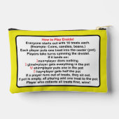 ハヌッカディノラッカードレ食べイデルゲームアクセサリー アクセサリーポーチ (裏面)