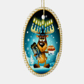 ハヌッカトナカイ祝ルシュムカ セラミックオーナメント (右)
