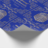 ハヌッカドレイデルアールデコデザインラッピング紙 ラッピングペーパー (角)