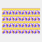 ハヌッカドレイデルズモノグラムカラフル品揃え ラッピングペーパーシート (正面3)