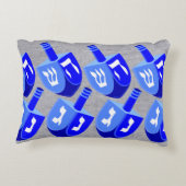 ハヌッカドレディルスインブルーホリデーホームデコール アクセントクッション (裏面)