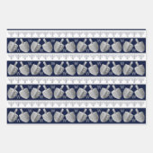 ハヌッカドレディルスシルバーモノグラム品揃え ラッピングペーパーシート (正面2)