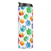 ハヌッカドレディールレインボーウォーターカラーホリデイ タンブラー (回転右)