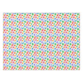 ハヌッカドレディールレインボーウォーターカラーホリデイ テーブルクロス (正面(横))