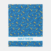 ハヌッカドレデスパーソナライズされたフリースブランケット フリースブランケット (正面)