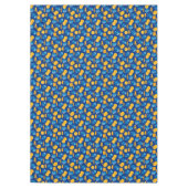 ハヌッカドレデルゲームジェルトダークブルー テーブルクロス (正面)