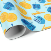 ハヌッカドレデルゲームジェルトダークブルー ラッピングペーパー (ロールコーナー)