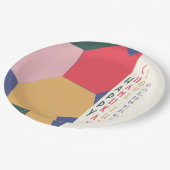 ハヌッカドレデルタイム ペーパープレート (アングル)