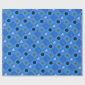 ハヌッカドレデル（ユダヤ教）メノラー ラッピングペーパー (フラット)