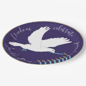 ハヌッカドーブデザイン ペーパープレート (アングル)