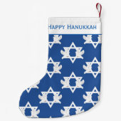 ハヌッカドーヴズ・オブ・ピース スモールクリスマスストッキング (裏面)