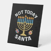 ハヌッカノットトゥデイサンタユダヤハヌカー（ユダヤ教の祭り） 台座サイン (正面)