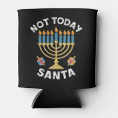 ハヌッカノットトゥデイサンタユダヤハヌカー（ユダヤ教の祭り） 缶クーラー (正面)