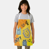 ハヌッカハッピーグリジージーアート エプロン (インサイチュ)