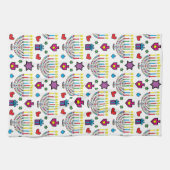 ハヌッカハヌキアライトアンドブライト キッチンタオル (横)