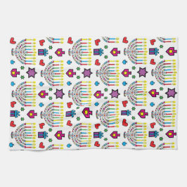 ハヌッカハヌキアライトアンドブライト キッチンタオル