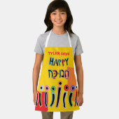 ハヌッカハピー踊り（ユダヤ教）メノラー エプロン (インサイチュ)