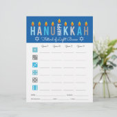 ハヌッカバンコパーティーゲームスコアカード (スタンド正面)