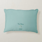 ハヌッカピロー浚渫船ゲームオン/ターコイズ アクセントクッション (裏面)