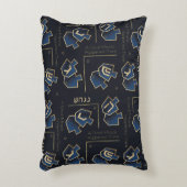 ハヌッカピロー素晴らしミラクルザネイビーブルー アクセントクッション (正面(垂直))