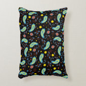 ハヌッカピロー「カラフルペイズリー夢」 アクセントクッション (正面(垂直))