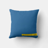 ハヌッカピロー「ラケットとサワークリーム」 クッション (裏面)